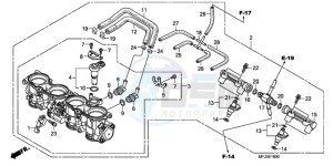 CBR600RR9 Europe Direct - (ED / SPC) drawing THROTTLE BODY