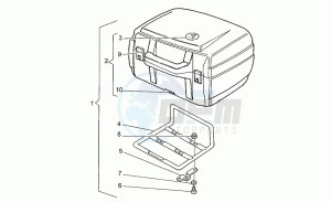 California 1100 drawing Top box