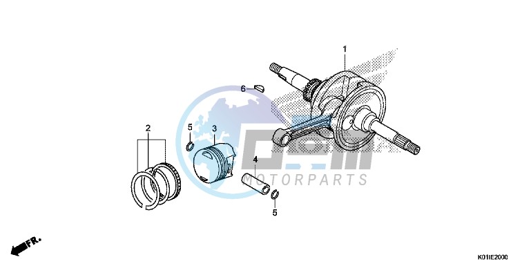 CRANKSHAFT/PISTON