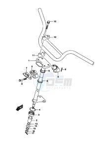 LT-Z50 drawing STEERING SHAFT