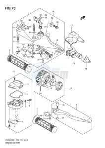 LT-R450 (E28-E33) drawing HANDLE LEVER