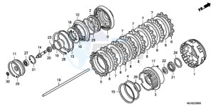 GL1800A SI - (SI) drawing CLUTCH