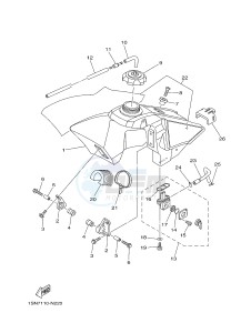 YZ85LW (1SN7 1SN9 1SP7 1SP9) drawing FUEL TANK