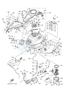 YZF-R3 YZF-R3A 321 R3 (BR53) drawing FUEL TANK