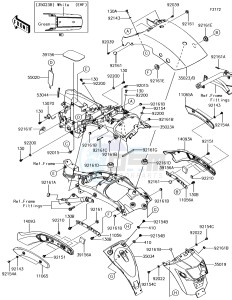 VULCAN S ABS EN650EHF XX (EU ME A(FRICA) drawing Rear Fender(s)