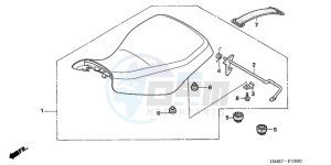 TRX250TM9 Australia - (U) drawing SEAT