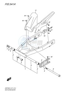 GSR750Z ABS EU drawing REAR SWINGINGARM