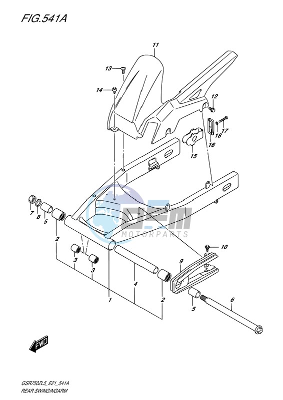 REAR SWINGINGARM