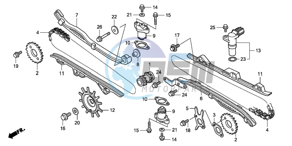 CAM CHAIN/TENSIONER