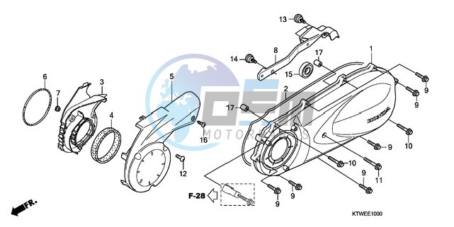 LEFT CRANKCASE COVER