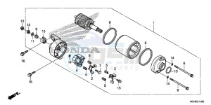 VFR1200XLE CrossTourer - VFR1200X 2ED - (2ED) drawing STARTING MOTOR