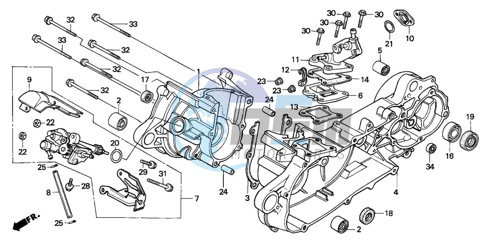 CRANKCASE/OIL PUMP