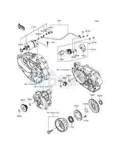 NINJA 250SL BX250AGF XX (EU ME A(FRICA) drawing Starter Motor