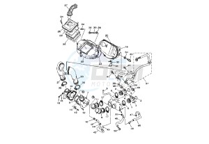 XP T-MAX BLACK MAX 500 drawing INTAKE