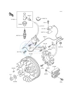 KAF 300 A [MULE 500] (A1) [MULE 500] drawing GENERATOR_IGNITION COIL