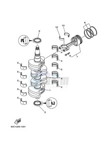 F100BETL drawing CRANKSHAFT--PISTON