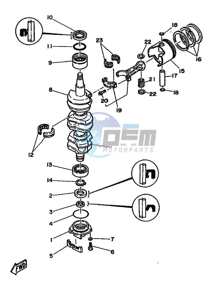 CRANKSHAFT--PISTON