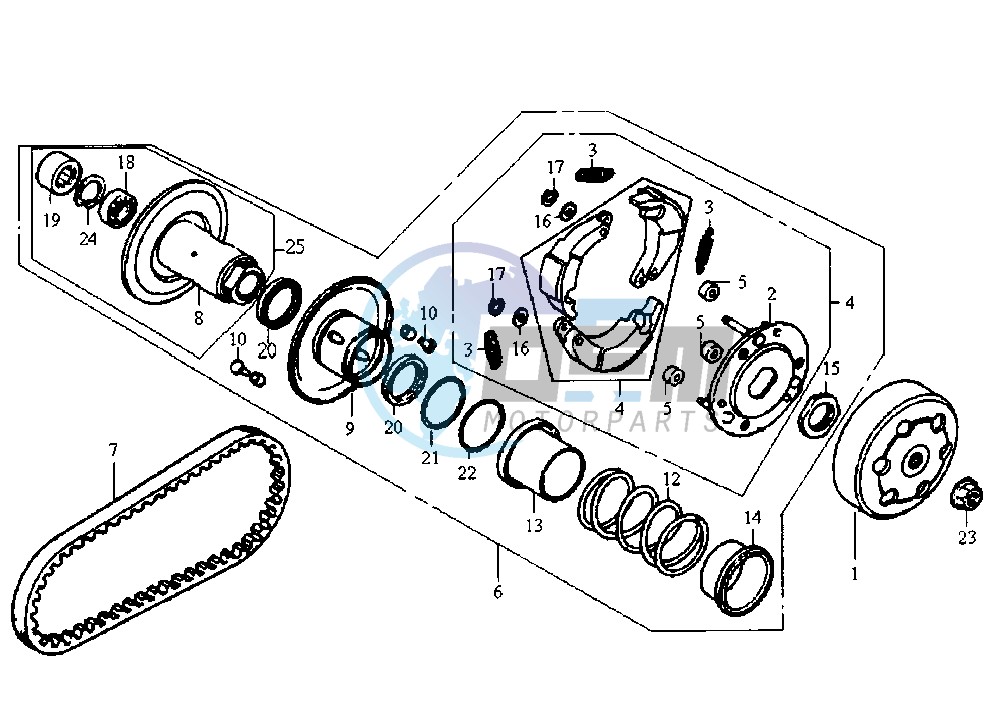 DRIVEN PULLEY