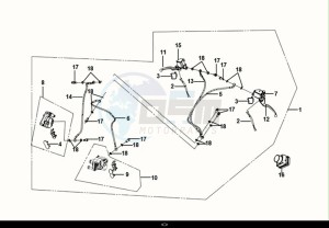 FIDDLE IV 125 LC ABS (XG12WW-EU) (M0) drawing CBS BRAKE SYSTEM ASSY