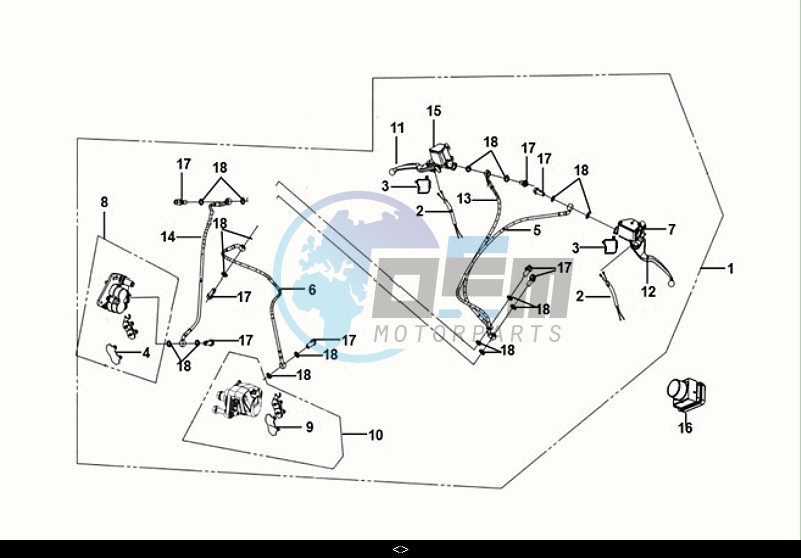 CBS BRAKE SYSTEM ASSY