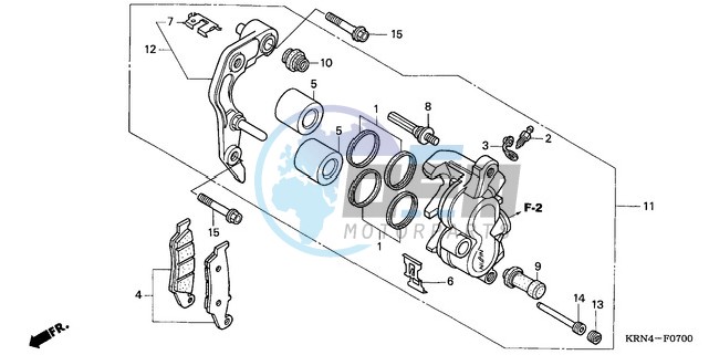 FRONT BRAKE CALIPER