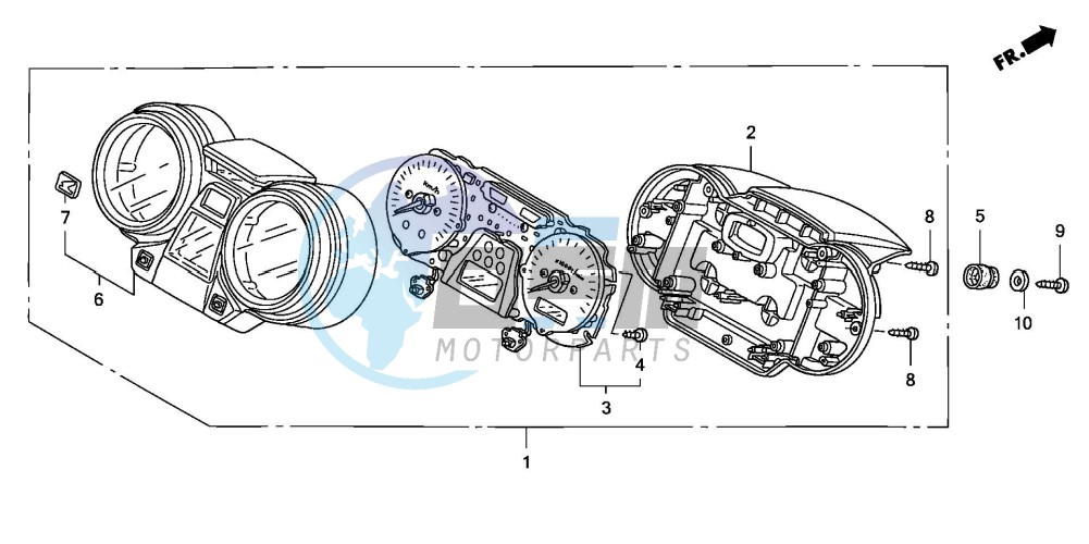 METER (CB1300S/SA)