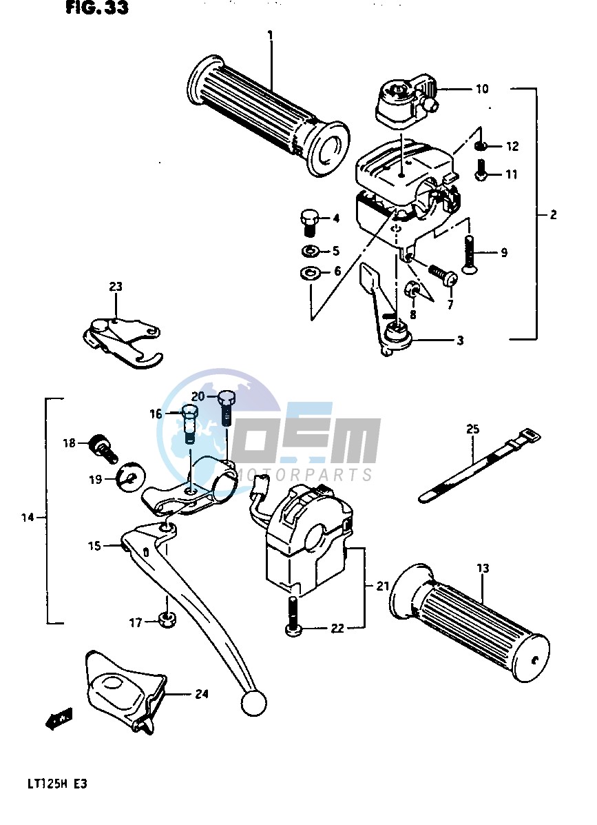 HANDLE SWITCH (MODEL H)