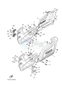 YXM700E YXM700PF VIKING (1XPS) drawing SIDE COVER