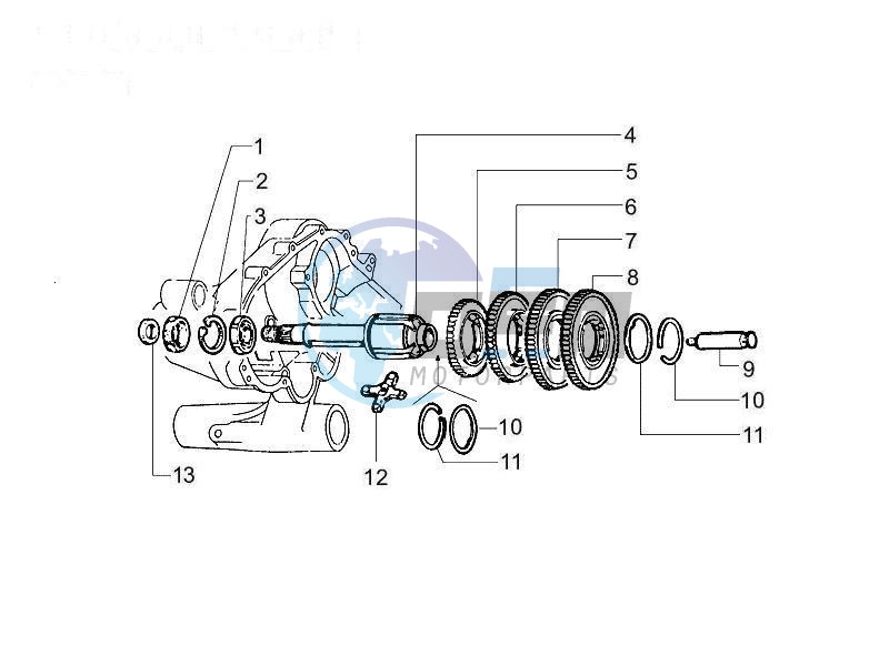 Rear transmission