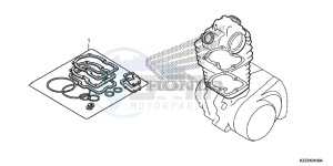 CRF250ME CRF250M UK - (E) drawing GASKET KIT A