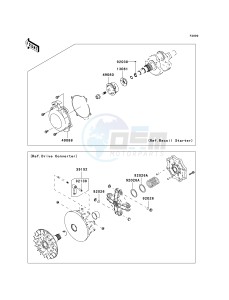 KVF 750 D [BRUTE FORCE 750 4X4I] (D8F-D9F) D9F drawing OPTIONAL PARTS