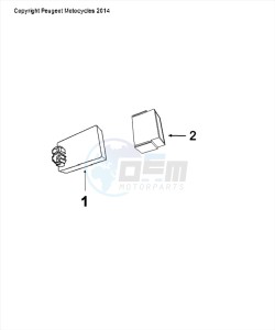 DJANGO 50 4T EVASION drawing ELECTRONIC EQUIPMENT