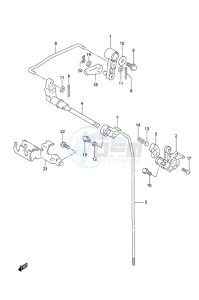 DF 20A drawing Clutch Rod Remote Control