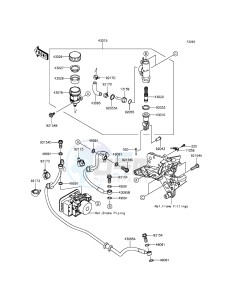 Z800 ABS ZR800DDS UF (UK FA) XX (EU ME A(FRICA) drawing Rear Master Cylinder