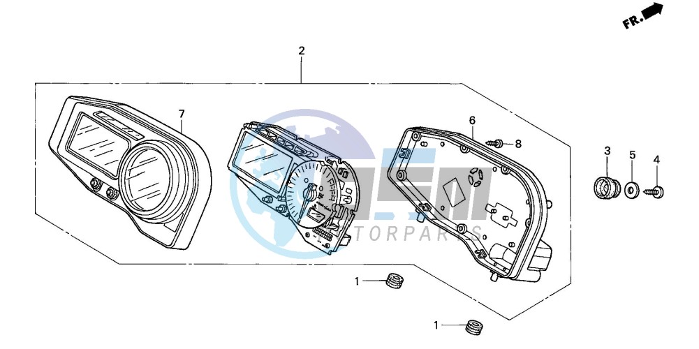 METER (CBR900RR2,3)