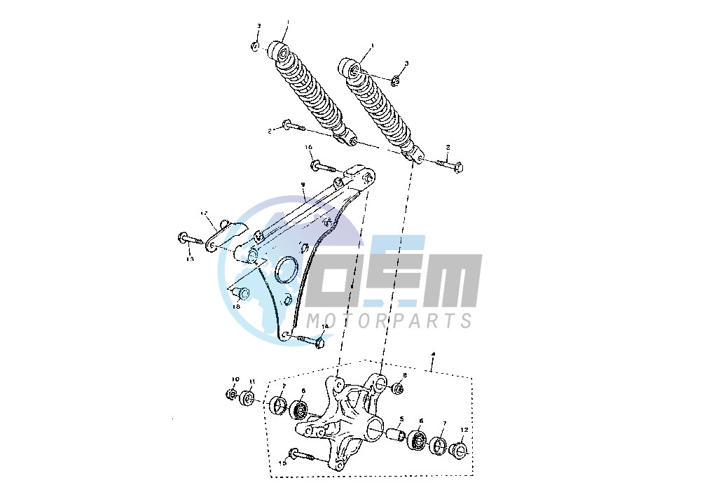 REAR SHOCK ABSORBER MY01