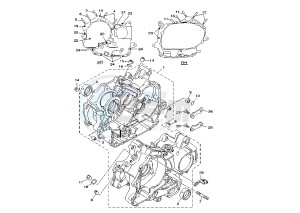 XV VIRAGO 535 drawing CRANKCASE