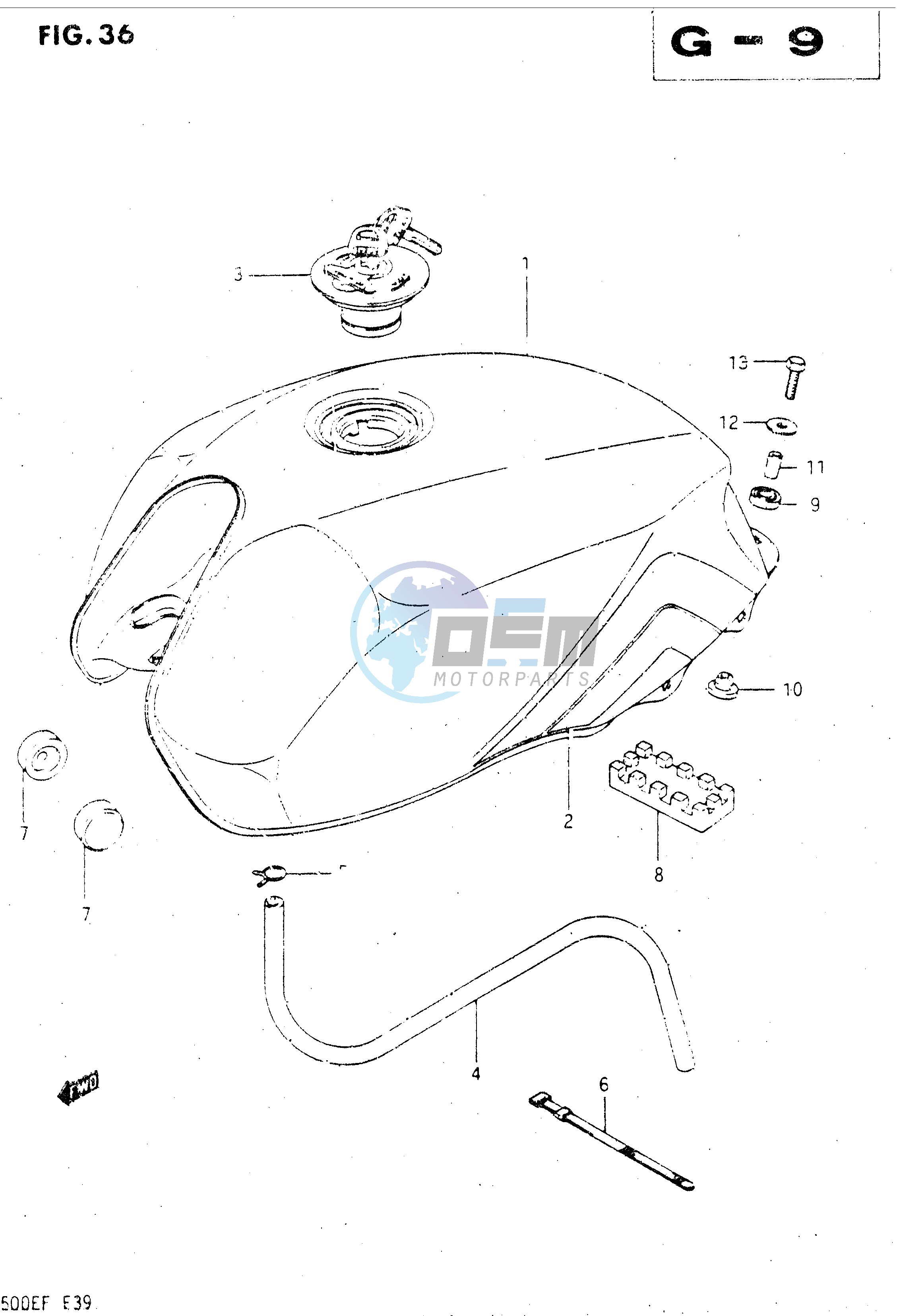 FUEL TANK (GSX500ESF)