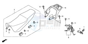 CBF150SH drawing SEAT