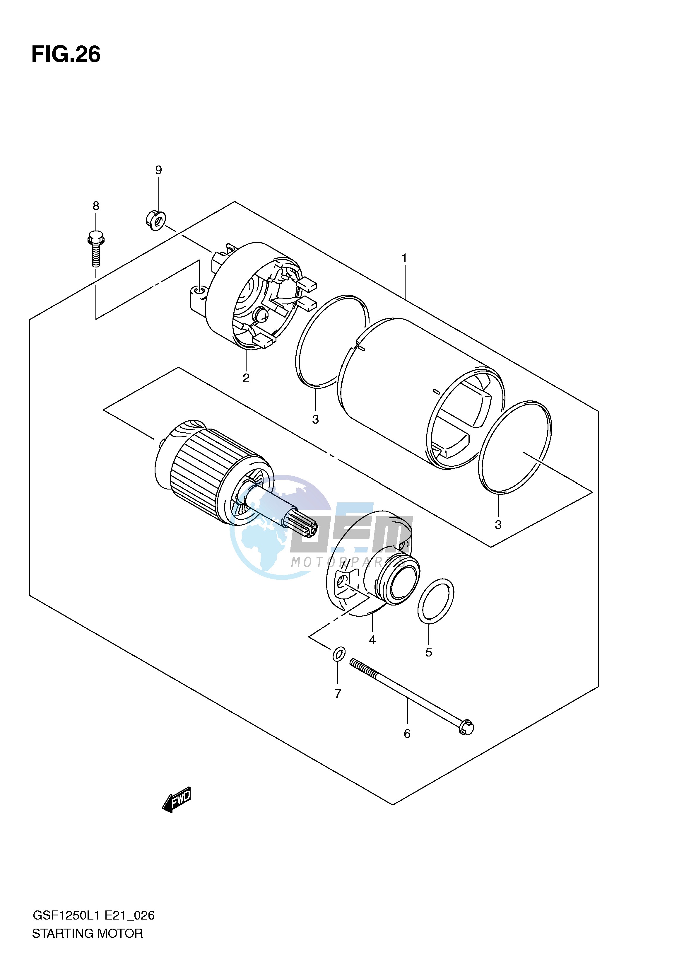 STARTING MOTOR