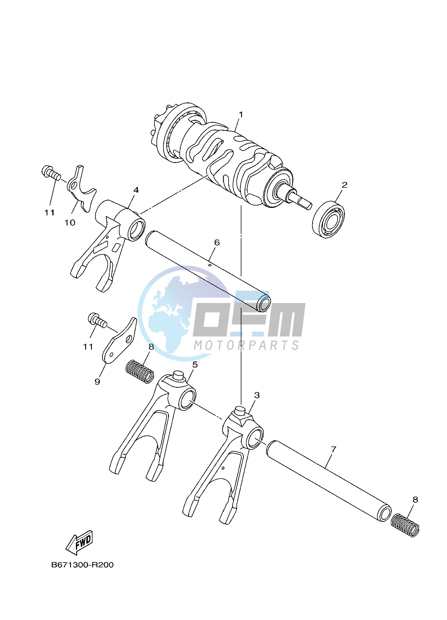 SHIFT CAM & FORK