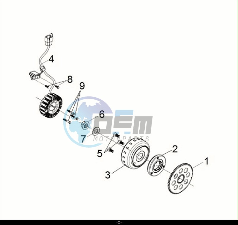 FLYWHEEL - STATOR