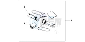 NC700XD NC700X 2ED drawing GRIP HEATER(12A T