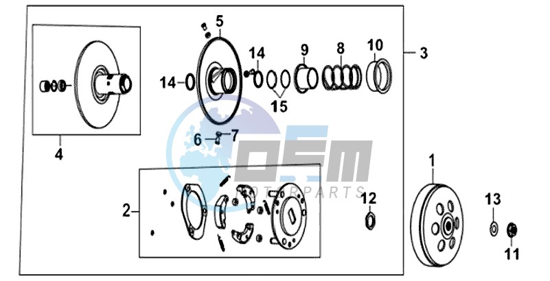 DRIVE PULLEY / V.SNAAR