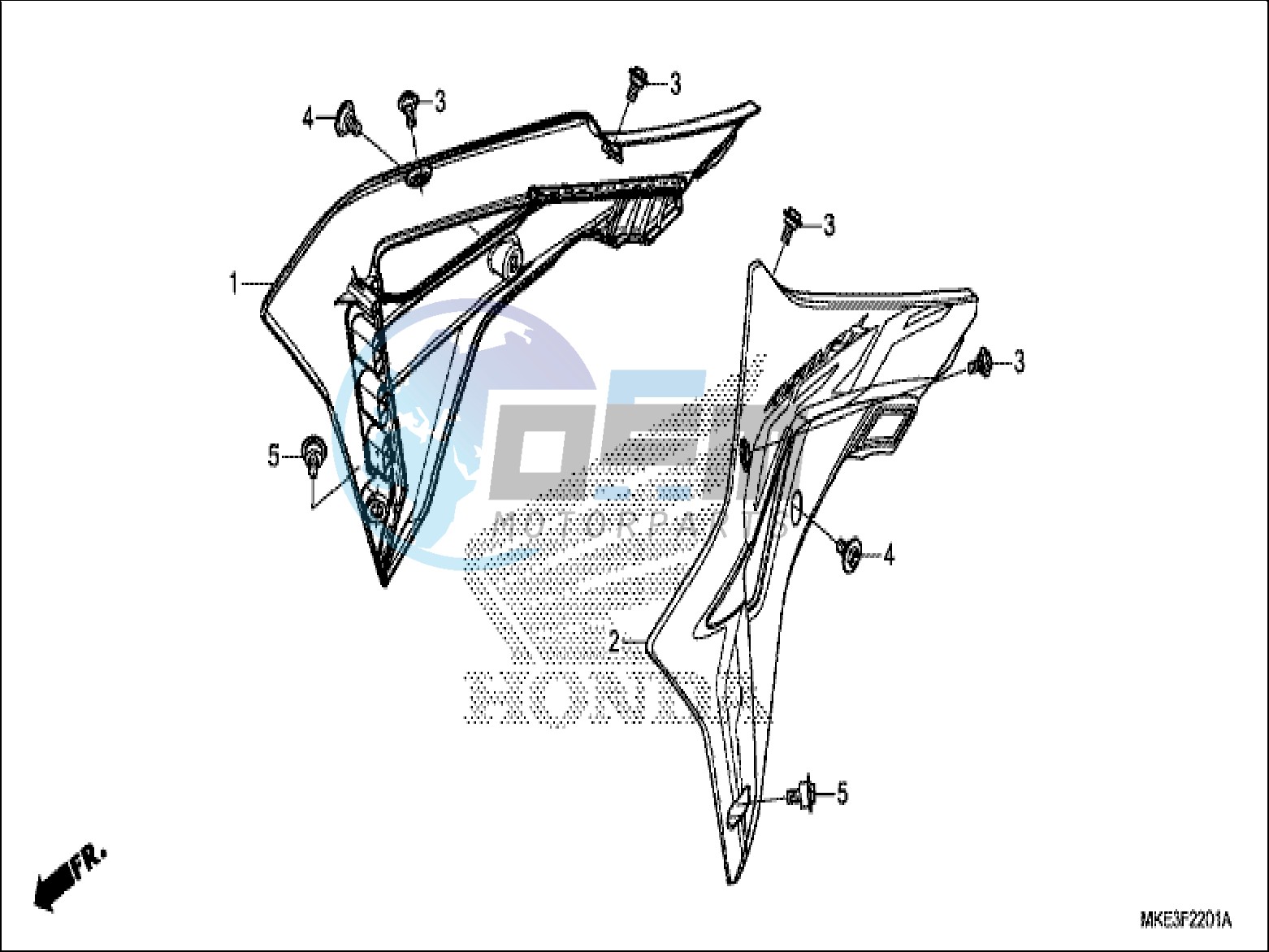 RADIATOR SHROUD (CRF450RX)