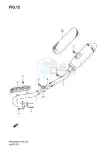 RM-Z250 (E19) drawing MUFFLER