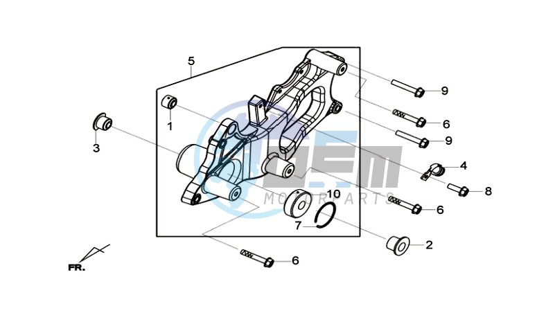 REAR FORK - REAR SUSPENSION