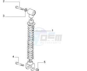 DNA 50 drawing Rear Shock absorber