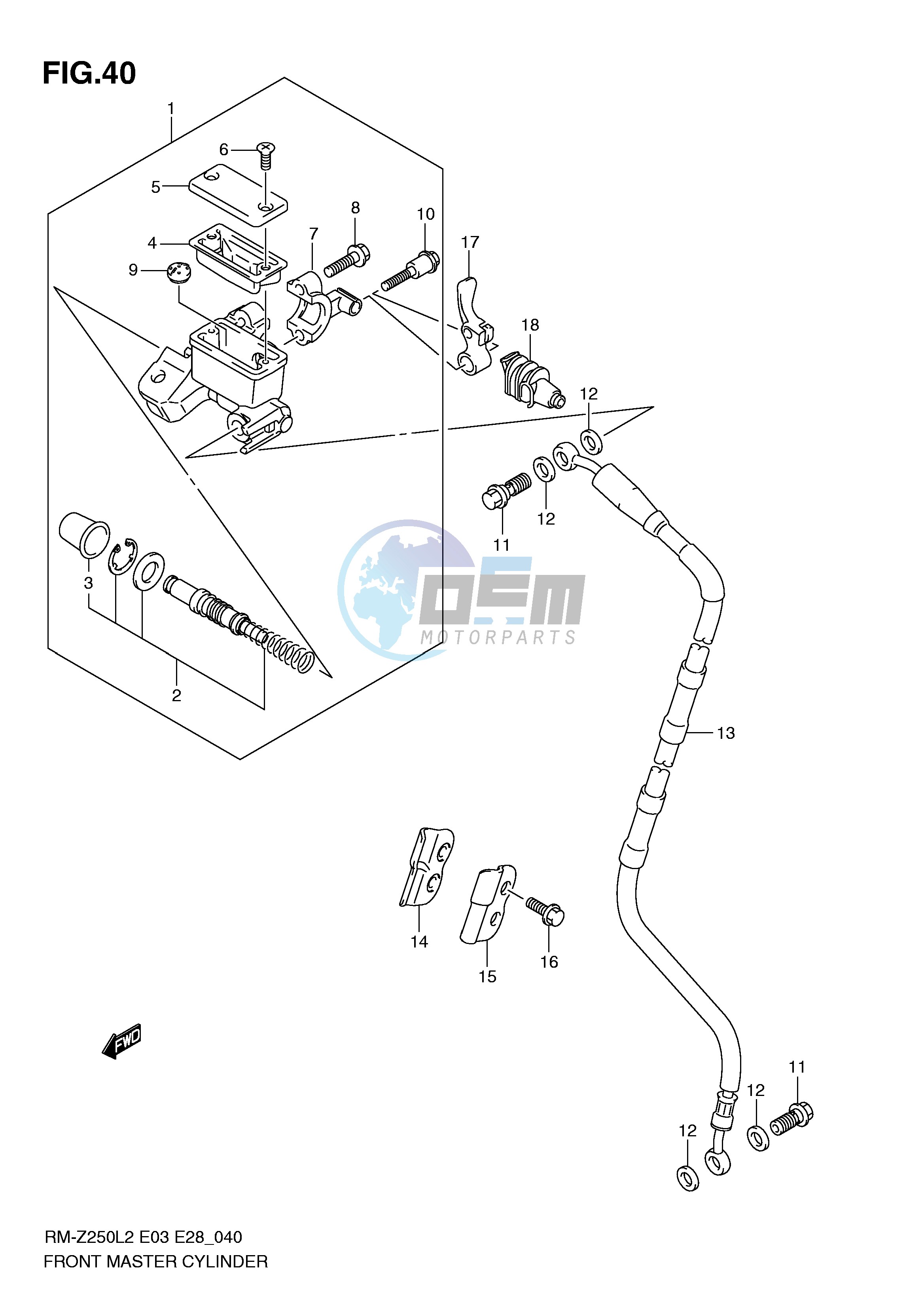 FRONT MASTER CYLINDER