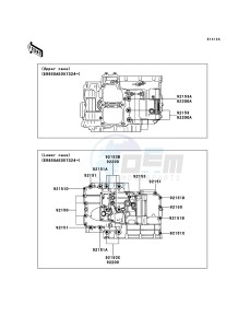 ER-6f EX650A8F GB XX (EU ME A(FRICA) drawing Crankcase Bolt Pattern